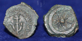 Judaea: Hasmonean Kingdom. Alexander Jannaeus, AE Prutah, 103-76 BC
