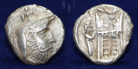 Kings of Persis: Autophradates II. AR Drachm. Istakhr (Persepolis) mint