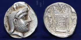 KINGS of PERSIS: Autophradates II. AR Tetradrachm. Istakhr, 16.45gm