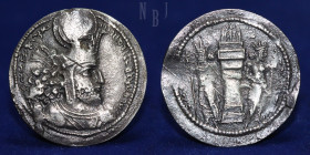 SASANIAN KINGS: Shapur I. 241-270 AD. AR Drachm