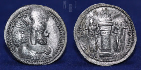 SASANIAN KINGS: Šābuhr (Shahpur) I. AD 240-272. AR Drachm. Mint I “Ctesiphon”