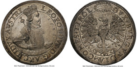 Archduke Leopold 2 Taler 1626 AU Details (Cleaned) NGC, Hall mint, KM609.2, Dav-3336. 56.36gm. A highly detailed type that is struck on a characterist...