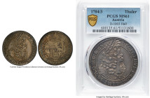 Leopold I Taler 1704/3 MS61 PCGS, Hall mint, KM644.4, Dav-1003. A Mint State selection graded among the higher ranks of the certified population on th...