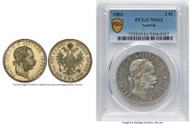 Franz Joseph I 2 Florin 1881 MS61 PCGS, KM2233, Dav-27. Only two certified higher by PCGS. HID09801242017 © 2024 Heritage Auctions | All Rights Reserv...