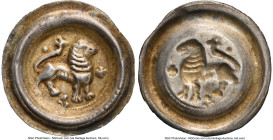 Brunswick-Luneburg. Wilhelm or Heinrich Bracteate ND (1195-1227) AU55 NGC, 0.59gm. HID09801242017 © 2024 Heritage Auctions | All Rights Reserved www.H...