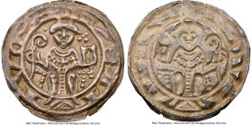 Halberstadt. Ulrich von Reinstein Bracteate ND (1149-1160) MS62 NGC, Berger-1263, Bonhoff-457. This example is the first of its type to pass through o...