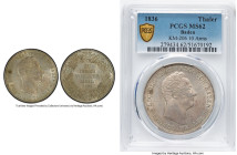 Baden. Leopold I "Customs Union" Taler 1836 MS62 PCGS, Karlsruhe mint, KM206. Mintage: 18,000. 10 Coat of Arms on reverse. HID09801242017 © 2024 Herit...