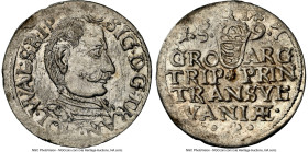 Transylvania. Sigismund Bathori 3 Groszy (Trojak) 1597 MS65 NGC, Resch-236. Due to multiple abdications and restorations, Bathori was Prince of Transy...
