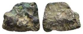 UNCERTAIN. (Late 6th-early 5th century BC).Silver Cut Ingot without design.Ar.

Condition : Good very fine.

Material : Silver.
Axis : 12h.

Weight : ...
