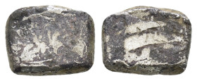 UNCERTAIN. (Late 6th-early 5th century BC).Silver Cut Ingot without design.Ar.

Condition : Good very fine.

Material : Silver.
Axis : 12h.

Weight : ...