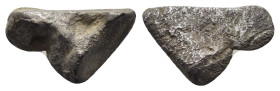 UNCERTAIN. (Late 6th-early 5th century BC).Silver Cut Ingot without design.Ar.

Condition : Good very fine.

Material : Silver.
Axis : 12h.

Weight : ...