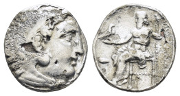 KINGS of MACEDON. Alexander III The Great.(336-323 BC).Drachm.

Condition : Good very fine.

Material : Silver.
Axis : 12h.

Weight : 2.63 gr.
Diamete...