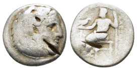 KINGS of MACEDON. Alexander III The Great.(336-323 BC).Drachm.

Condition : Good very fine.

Material : Silver.
Axis : 12h.

Weight : 3.99 gr.
Diamete...