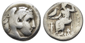 KINGS of MACEDON. Alexander III The Great.(336-323 BC).Drachm.

Condition : Good very fine.

Material : Silver.
Axis : 12h.

Weight : 4.00 gr.
Diamete...