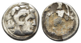 KINGS of MACEDON. Alexander III The Great.(336-323 BC).Drachm.

Condition : Good very fine.

Material : Silver.
Axis : 12h.

Weight : 4.02 gr.
Diamete...