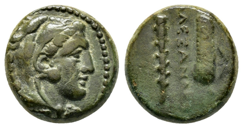 KINGS of MACEDON. Alexander III The Great.(336-323 BC).Uncertain mint.Ae.

Obv :...
