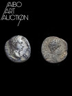 Monnaie Romaine Argent - Empire - Auguste Lot de deux Deniers Lyon 2 BC-15 AD. Un denier d'Auguste frappé à Lyon, au revers au taureau chargeant et à ...