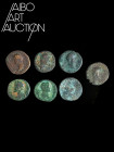 Monnaie Romaine Bronze - Empire - Antonin le Pieux Lot de sept As Rome 138-161. Sept As d'Antonin le Pieux, aux revers variés, dont un rare revers au ...