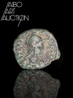 Monnaie Barbare Bronze - Ostrogoths - Théodoric Ier 40 Nummi Rome 493-526. Monnayage municipal de Rome frappé sous les Ostrogoths, plus probablement T...
