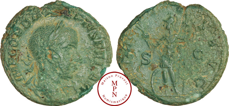 Gordien III (238-244), As, Rome, 239, Av. IMP GORDIANVS PIVS FEL AVG, Buste laur...