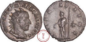 Trébonien Galle (251-253), Antoninien, Rome, Av. IMP C C VIB TREB GALLVS AVG, Buste radié et drapé à droite, Rv. LIBERTAS AVGG, La Liberté debout à ga...
