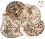 Iran, Empire Sassanide, Choroes II (590) Lot de 10 drachmes, Argent,
