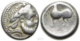 EASTERN EUROPE. Imitations of Philip II of Macedon (2nd-1st centuries BC). Tetradrachm. 'Kugelwange ohne Ringel' type