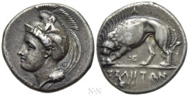 LUCANIA. Velia. Nomos - Didrachm (Circa 334-300 BC)