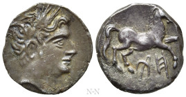 SICILY. Akragas. Punic occupation (213-211 BC). 1/4 Shekel