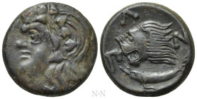 CIMMERIAN BOSPOROS. Pantikapaion. Ae (Circa 310-304/3 BC)