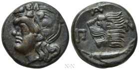 CIMMERIAN BOSPOROS. Pantikapaion. Ae (Circa 310-304/3 BC)