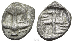 THRACE. Apollonia Pontika. Tritartemorion (Circa 494-470 BC). Milesian Standard