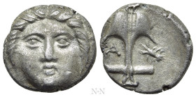 THRACE. Apollonia Pontika. Diobol (Circa 375-335 BC)