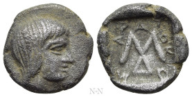 KINGS OF THRACE (Odrysian). Saratokos (Circa 410-380 BC). Obol. Uncertain mint, possibly Thasos