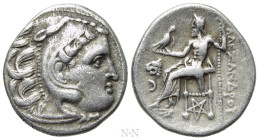 KINGS OF THRACE (Macedonian). Lysimachos (305-281 BC). Drachm. Kolophon. In the name of Alexander III of Macedon