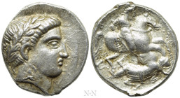 KINGS OF PAEONIA. Patraos (Circa 335-315 BC). Tetradrachm. Astibos or Damastion mint