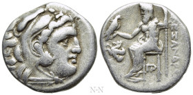 KINGS OF MACEDON. Alexander III 'the Great' (336-323 BC). Drachm. Lampsakos