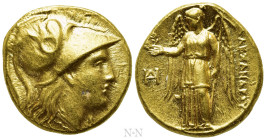 KINGS OF MACEDON. Alexander III 'the Great' (336-323 BC). GOLD Stater. Miletos