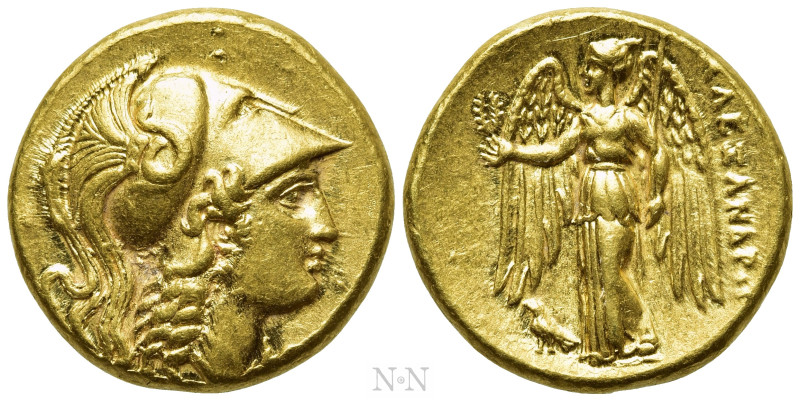 KINGS OF MACEDON. Alexander III 'the Great' (336-323 BC). GOLD Stater. Uncertain...