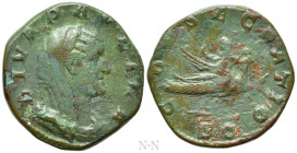 DIVA PAULINA (Died before 236). Sestertius. Rome