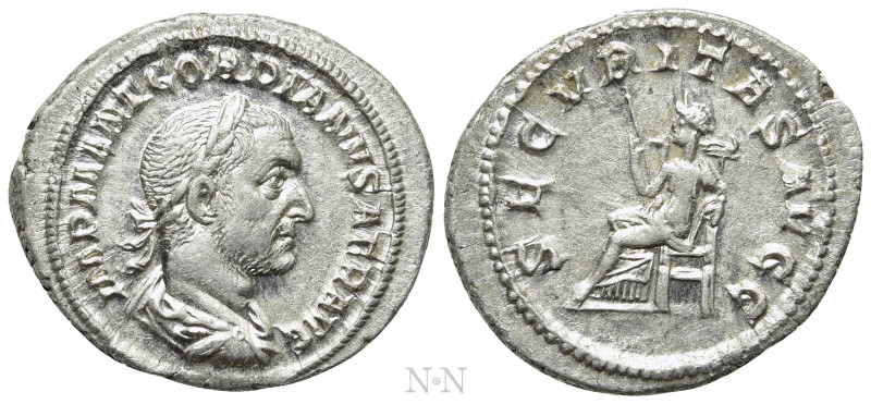 GORDIAN I AFRICANUS (238). Denarius. Rome. 

Obv: IMP M ANT GORDIANVS AFR AVG....