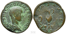 GORDIAN III (Caesar, 238). Sestertius. Rome