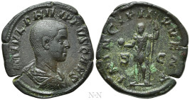 PHILIP II (Caesar, 244-247). Sestertius. Rome