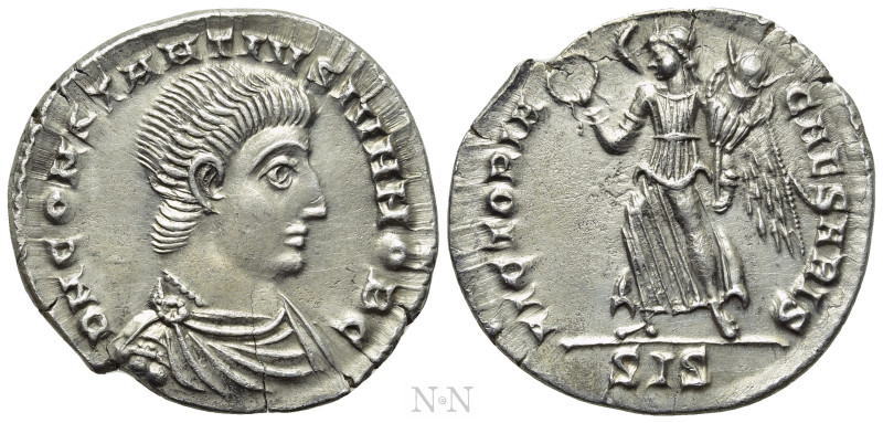 CONSTANTIUS GALLUS (Caesar, 351-354). Siliqua. Siscia. 

Obv: D N CONSTANTIVS ...