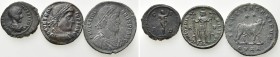 3 Roman Coins; all Tooled