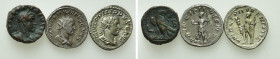 3 Roman Coins; Antoniniani and Alexandria