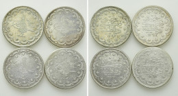 4 Ottoman Silver Coins