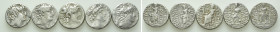 5 Tetradrachms of the Seleucid Empire