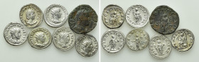 7 Coins of Philippus the Arab, Volusian etc