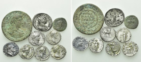 9 Roman Coins